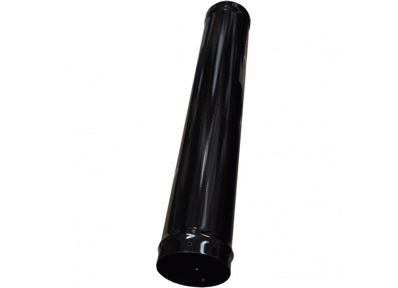 900mm X 125mm (5 inch) Gloss Black Flue pipe