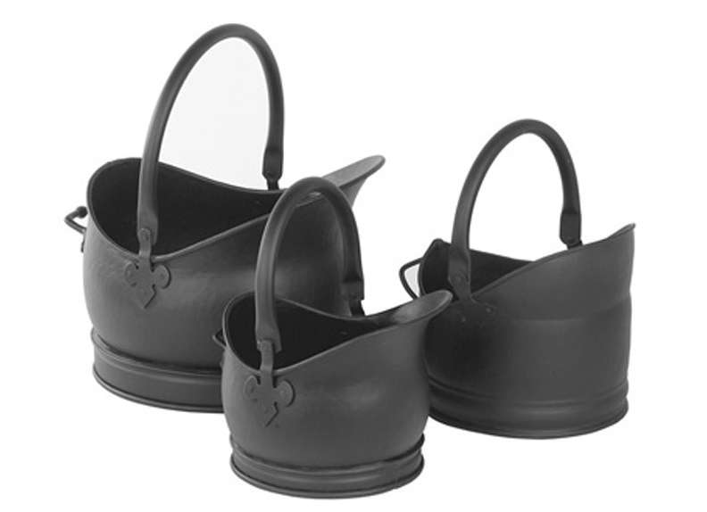 Cathedral coal bucket set - Black
