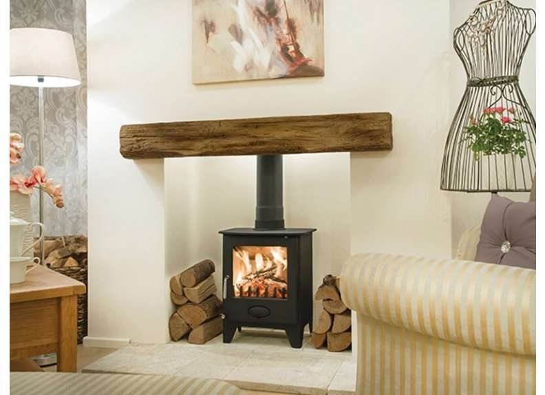 Clovelly Oak Effect Fireplace Beam