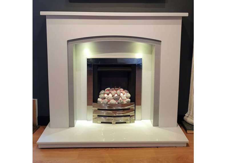 CONSITINO MARBLE FIREPLACE