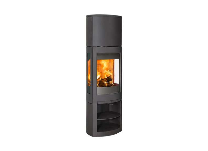 Jotul F371 V2 Advance High Top wood burning stove - cast iron base