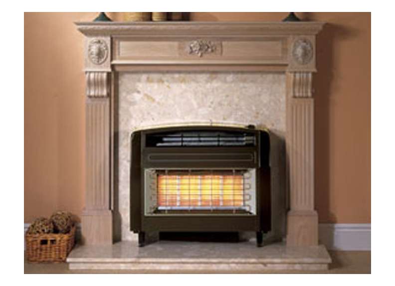 Flavel Strata Outset GAs Fire in Bronze