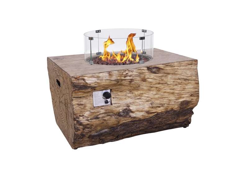 Marquis Square outdoor gas fire pit table