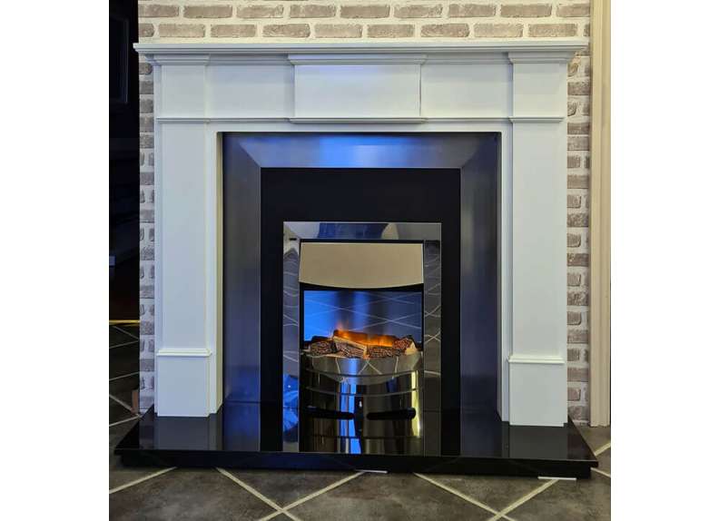 Harrogate fireplace with cast inset