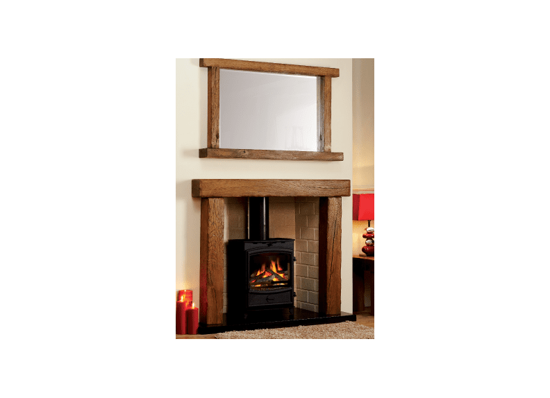 Oakworth chamber fireplace