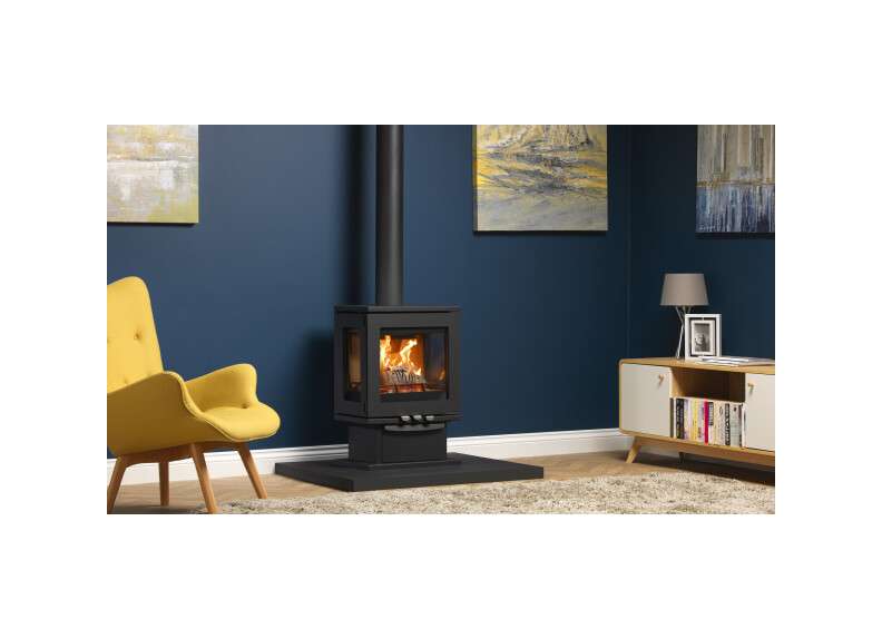 PureVision Linear LPV5 3 sided wood burning stove