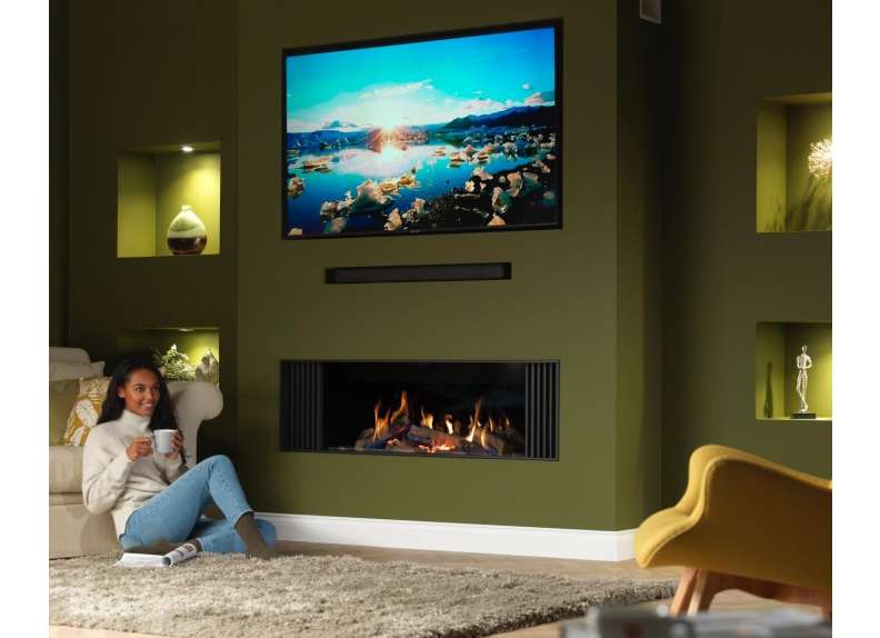 Wildfire Ravel 1500 Media Wall Gas Fire