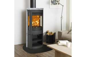 Jotul F377 V2 Advance wood burning stove - soapstone