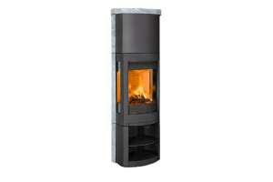 Jotul F377 V2 Advance High Top wood burning stove - soapstone