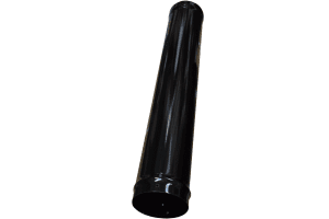 900mm X 125mm (5 inch) Gloss Black Flue pipe
