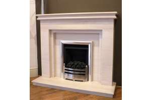 Brittania limestone  fireplace