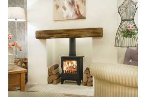Clovelly Oak Effect Fireplace Beam
