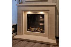 CODENZA LED ELECTRIC SUITE WITH NEW FOREST 650SQ ELECTRIC FIRE