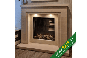 CODENZA LED ELECTRIC SUITE WITH NEW FOREST 650SQ ELECTRIC FIRE