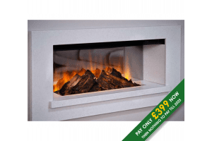 Holbury 1600 LED electric suite with New Forest fire