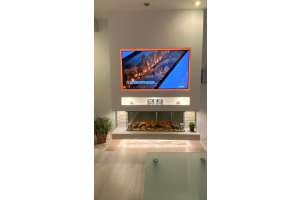 New Forest 1200 Panoramic LED Media Wall Electric fire