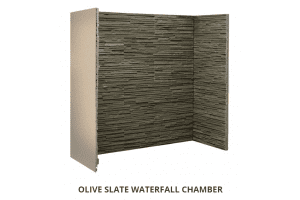 Olive Slate Waterfall chamber