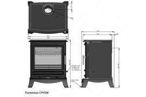 PureVision CPV5W Classic stove