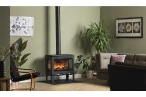 PureVision Linear LPV8 3 sided wood burning stove