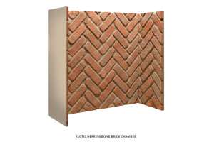 Rustic Herringbone Brick chamber 