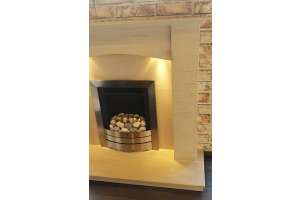 Sorrento Limestone Fireplace
