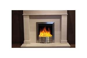 Windsor limestone  fireplace