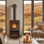 OKO S1 Bio Ethanol Stove With Log Store