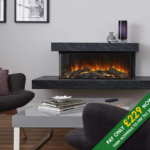 Brockenhurst 870 electric suite with New Forest Fire