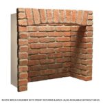 Rustic Red Brick chamber with returns & arch