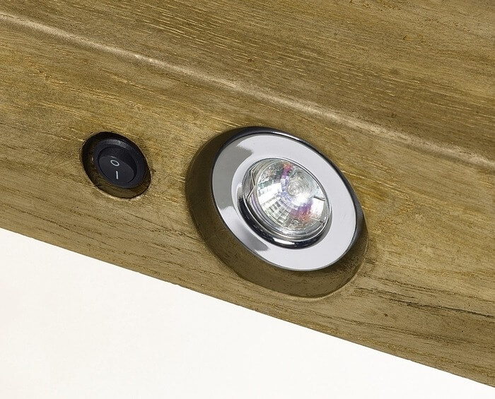 Geocast Light Oak Effect Fireplace Beam