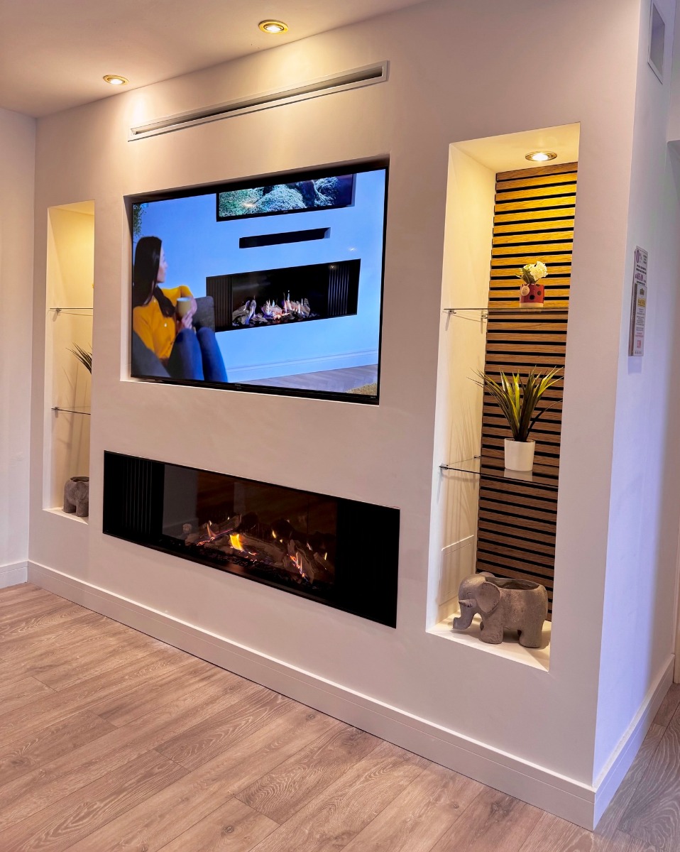 Wildfire Ravel 1720 Media Wall Gas Fire