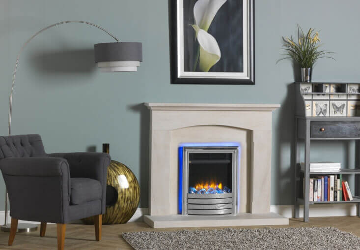 Aaron 4D LED Electric Fire