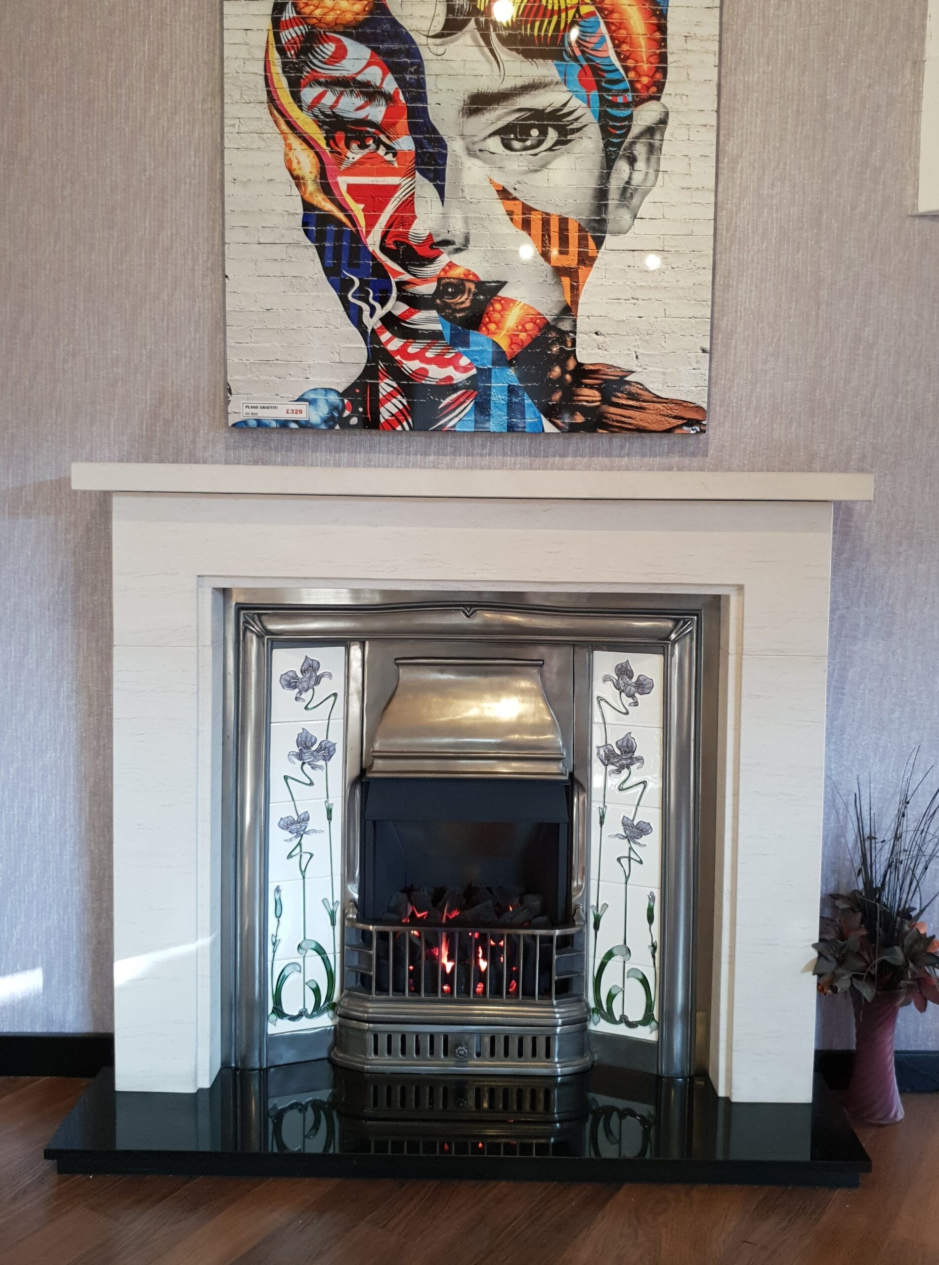 Sovereign Cast Limestone Fireplace