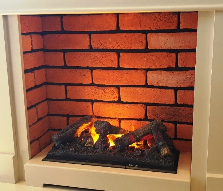 Katell Vittoria free standing electric fire suite