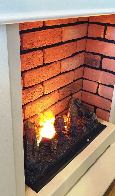 Katell Vittoria free standing electric fire suite