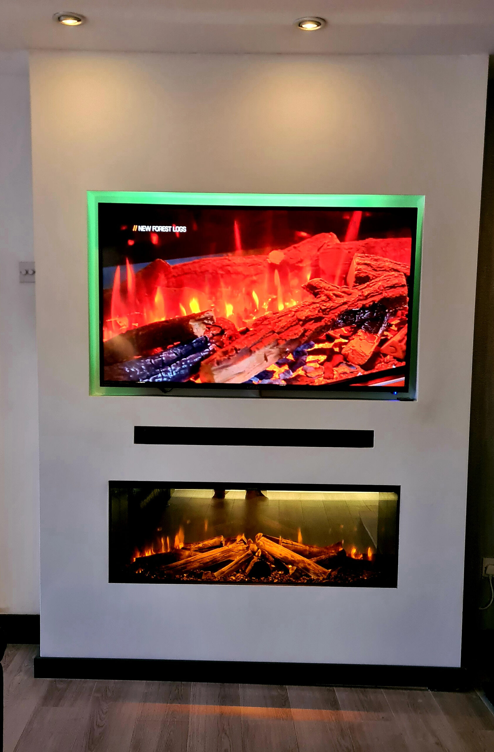 New Forest 1200 media wall fire