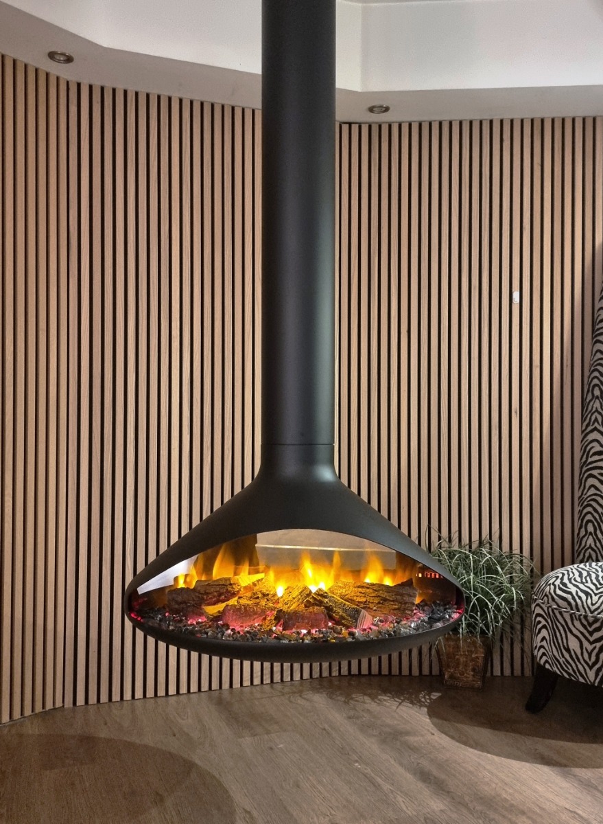 GAZCO ORBIT CEILING HUNG ELECTRIC STOVE