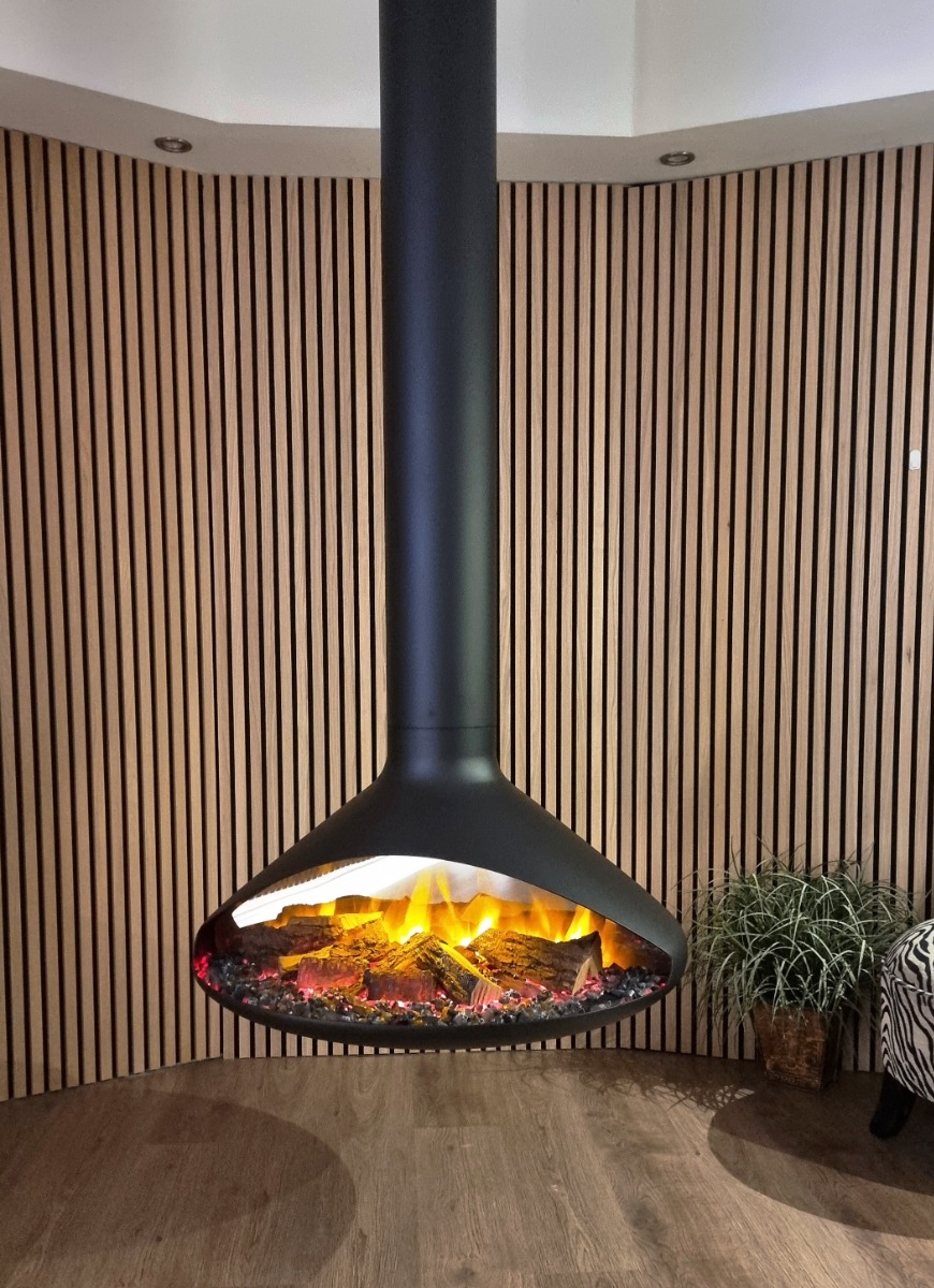 GAZCO ORBIT CEILING HUNG ELECTRIC STOVE