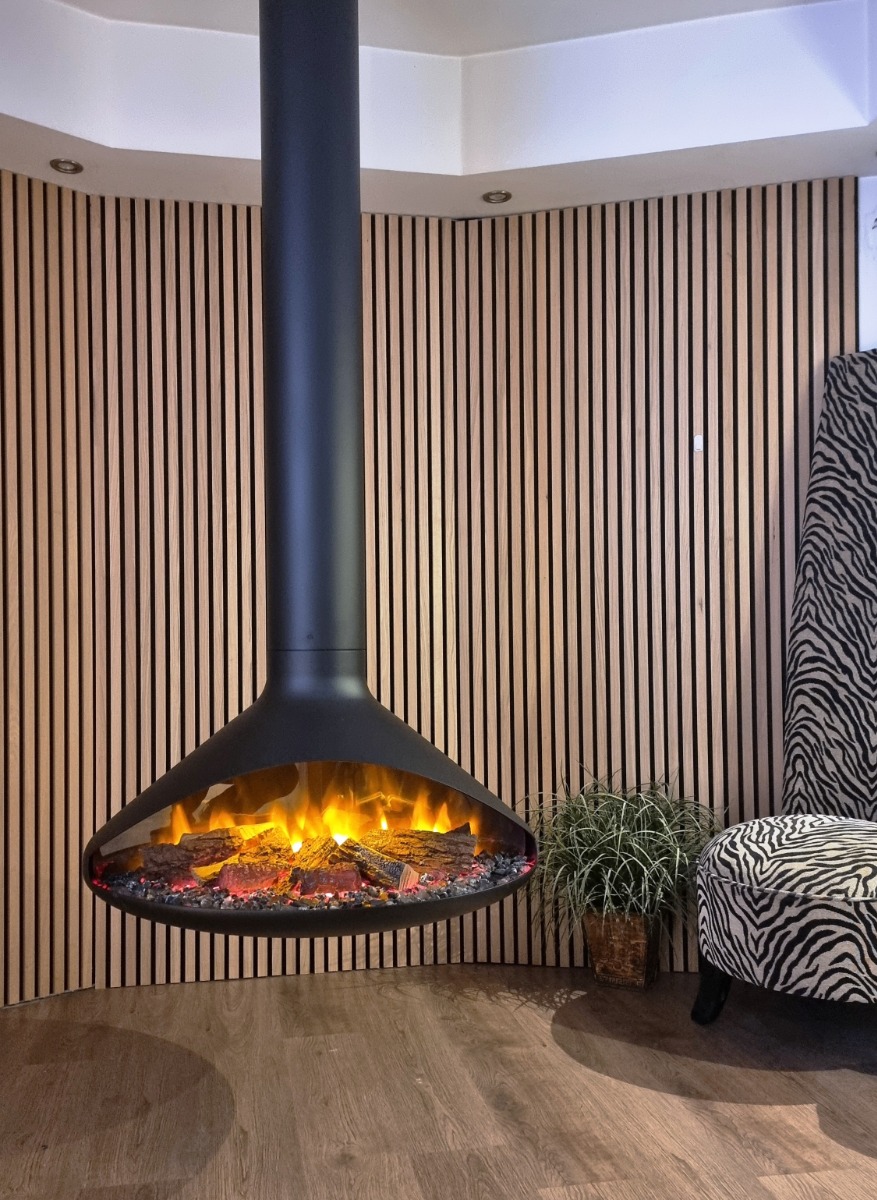 GAZCO ORBIT CEILING HUNG ELECTRIC STOVE