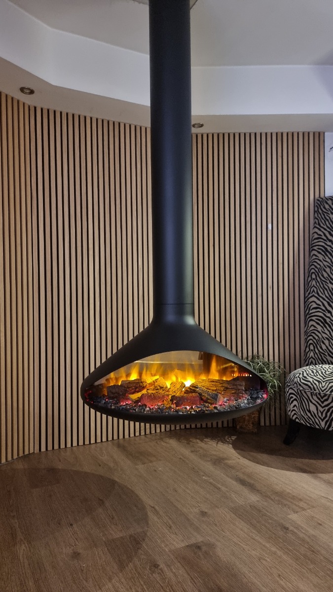 GAZCO ORBIT CEILING HUNG ELECTRIC STOVE