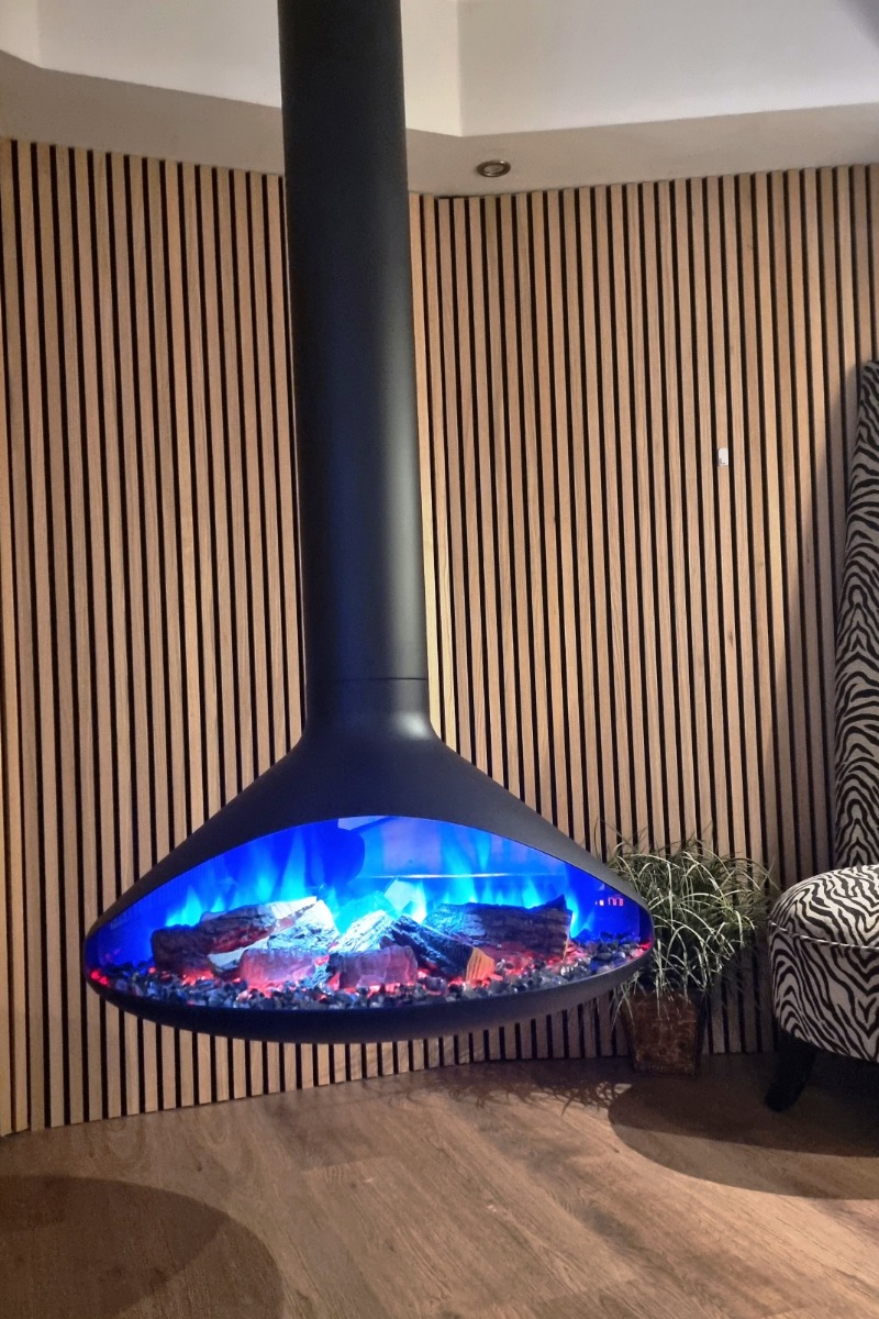 GAZCO ORBIT CEILING HUNG ELECTRIC STOVE