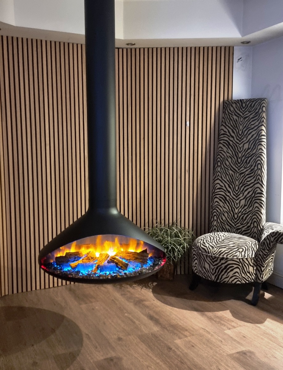 GAZCO ORBIT CEILING HUNG ELECTRIC STOVE