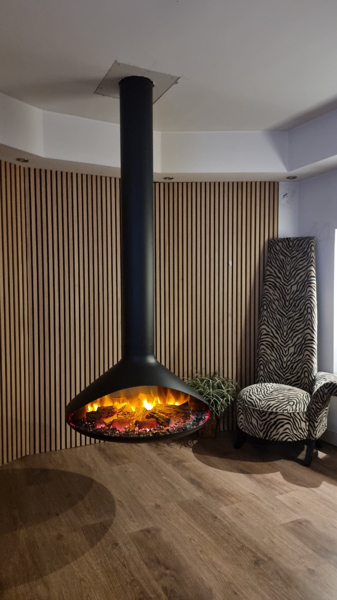 GAZCO ORBIT CEILING HUNG ELECTRIC STOVE