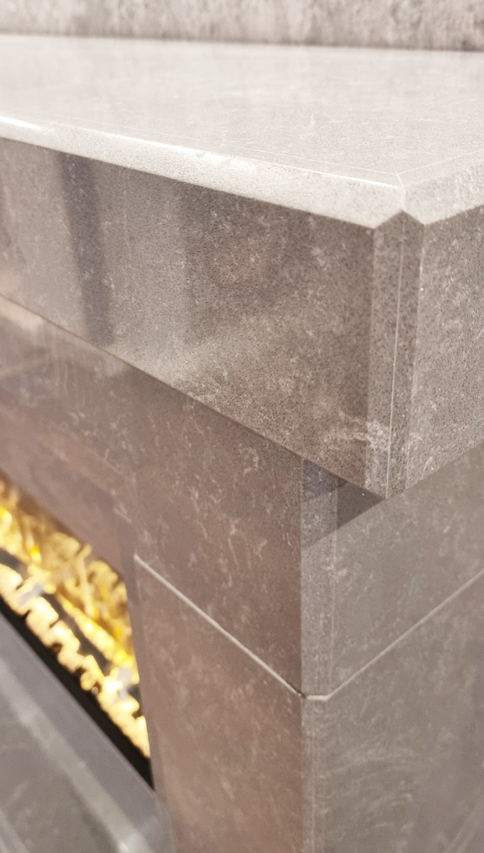 SPECTRUM GREY MARBLE ELECTRIC SUITE with led downlights