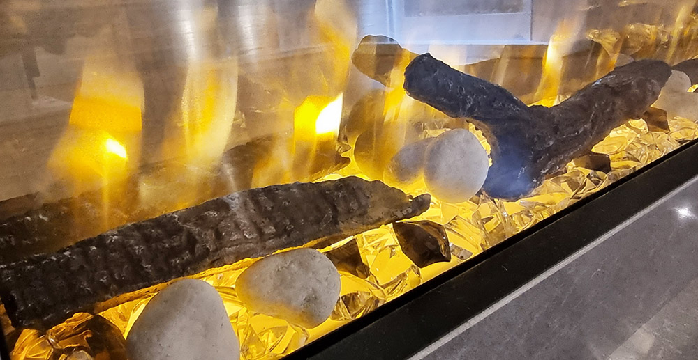 SPECTRUM GREY MARBLE ELECTRIC SUITE with led downlights