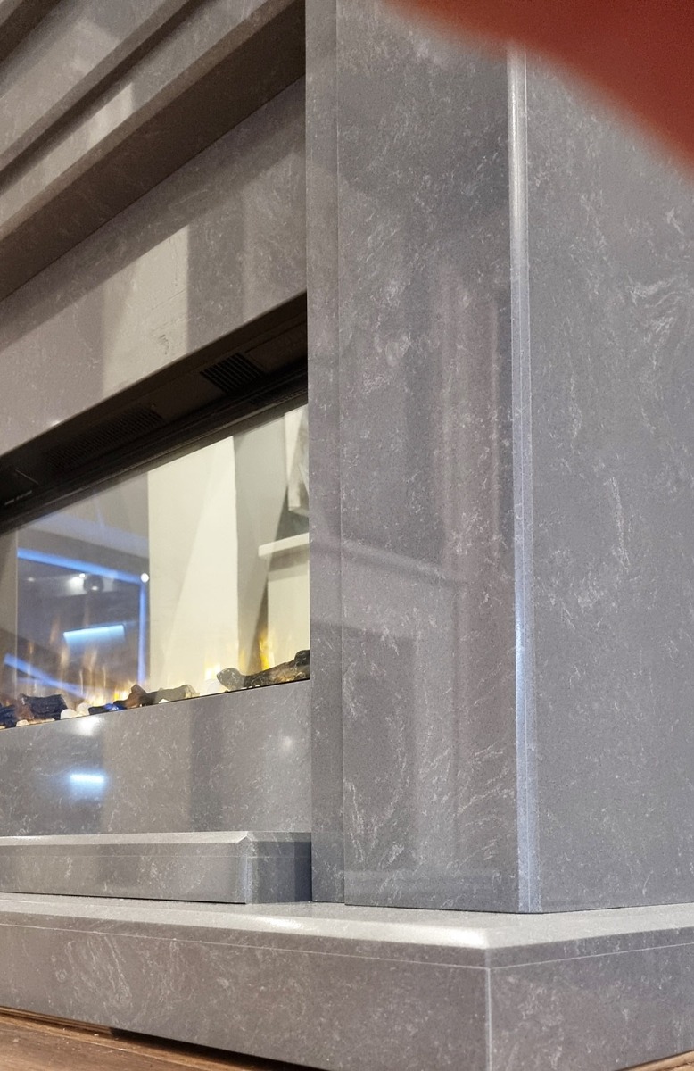 SPECTRUM GREY MARBLE ELECTRIC SUITE with led downlights