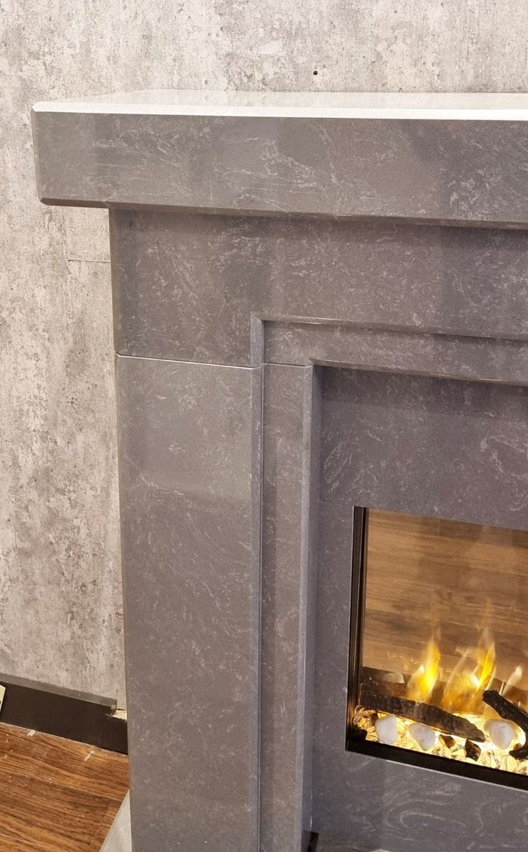 SPECTRUM GREY MARBLE ELECTRIC SUITE with led downlights