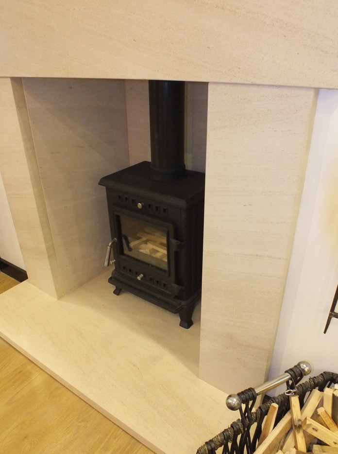 Regency Fireplace & Fireline FQ5W solid fuel stove package