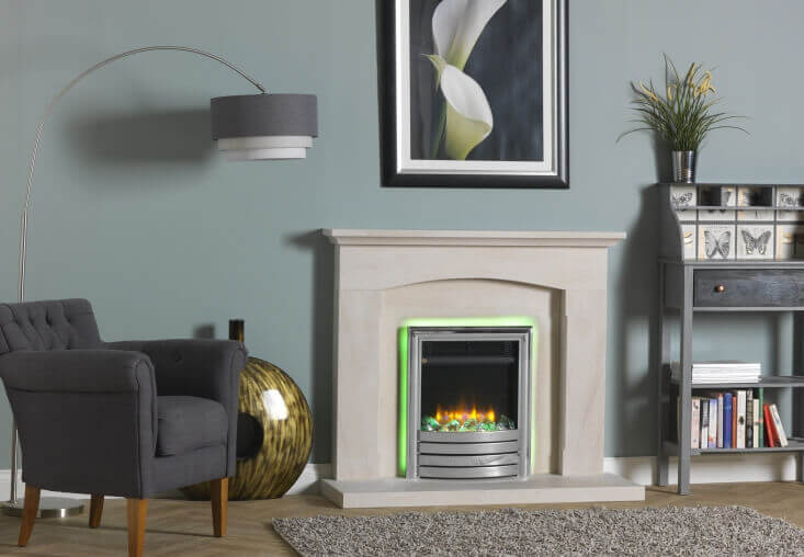 Aaron 4D LED Electric Fire