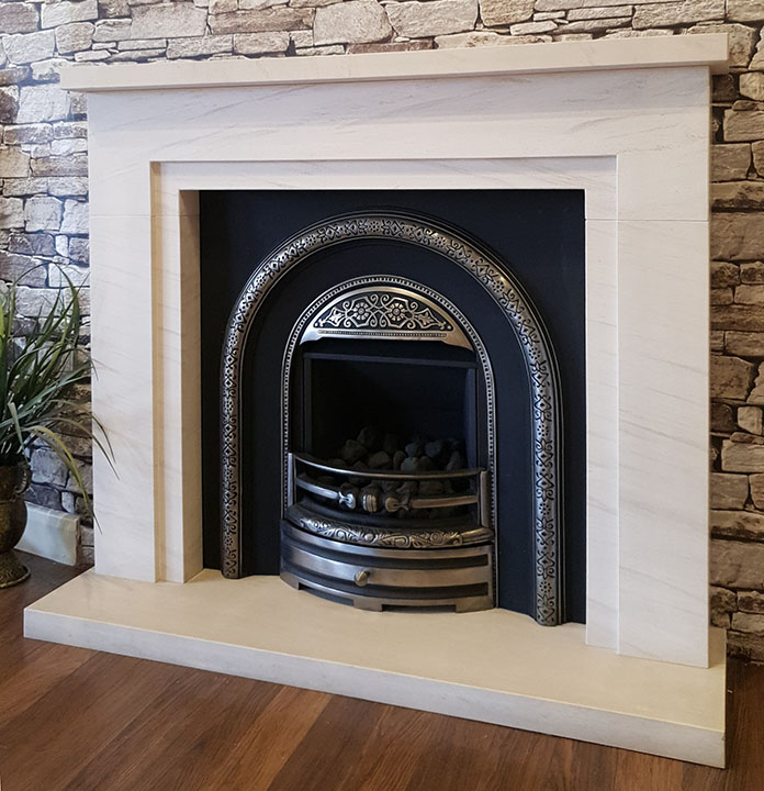 Aprica Cast Limestone fireplace